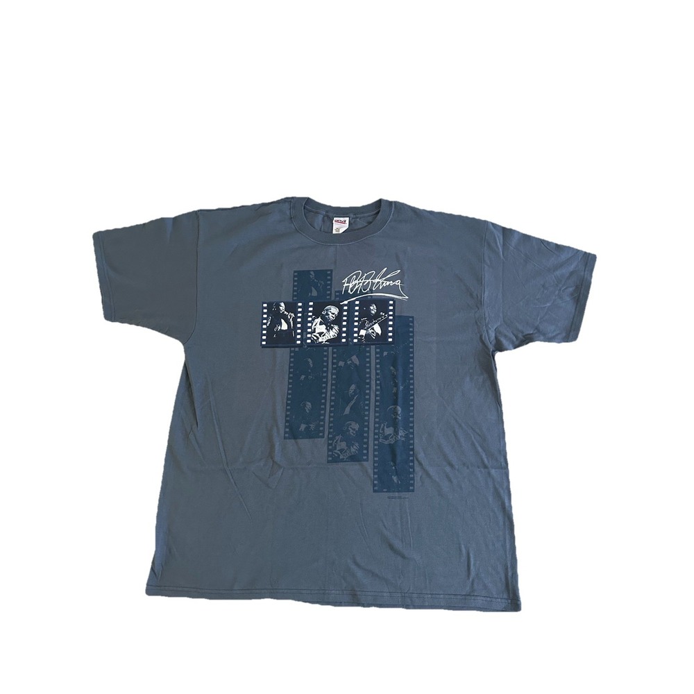 VTG Y2K 2008 BB King Tour T Shirt Men's 2XL King Of Blues Music Double Sided DS
